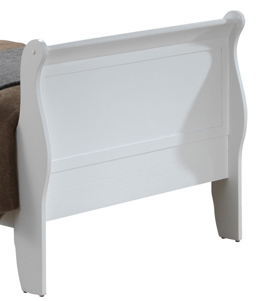 Twin Bed Traditional Charming - White