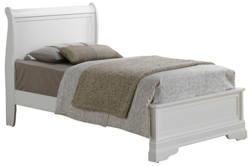Twin Bed Charming Traditional - White