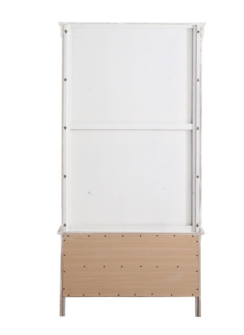 Elegant Traditional Armoire - White