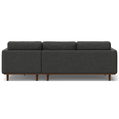 Morrison - Right Sectional Sofa - Charcoal Gray
