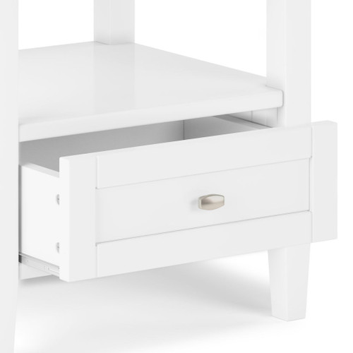 Warm Shaker - End Table - White