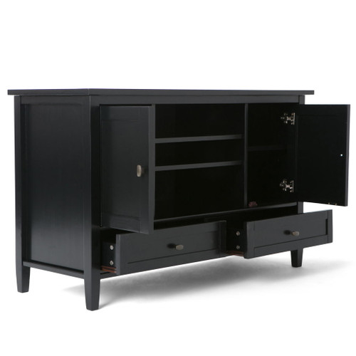 Warm Shaker - TV Media Stand Handcrafted - Black