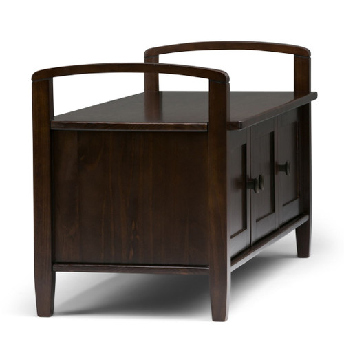 Warm Shaker - Entryway Storage Bench - Tobacco Brown