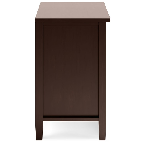 Warm Shaker - Bedside Table - Russet Brown