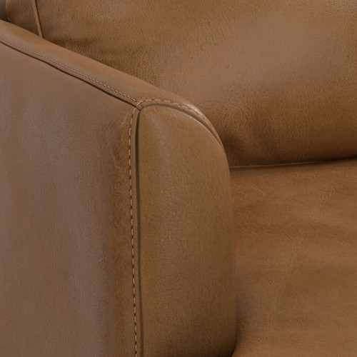 Livingston - Upholstered Sofa - Caramel Brown
