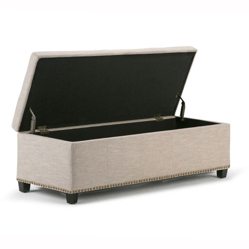 Kingsley - Large Storage Ottoman - Natural