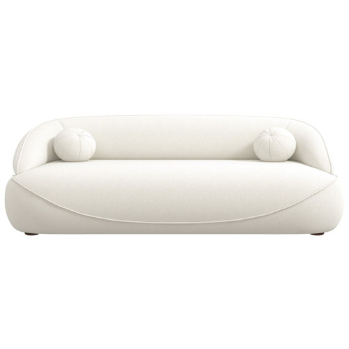 Andrew - Boucle Sofa - Beige / Ivory White / Light Beige / White
