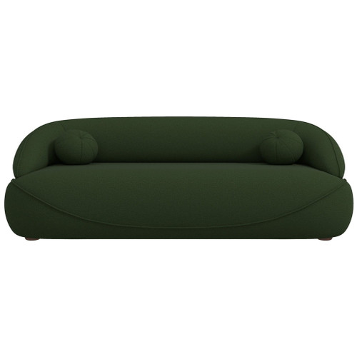Andrew - Boucle Sofa - Dark Green