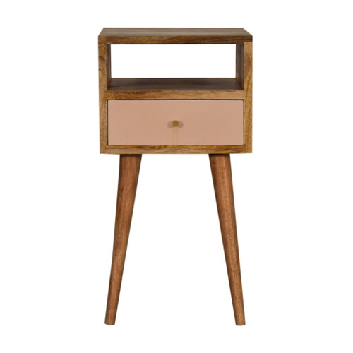 Mini Blush Hand Painted Bedside Table - Blush