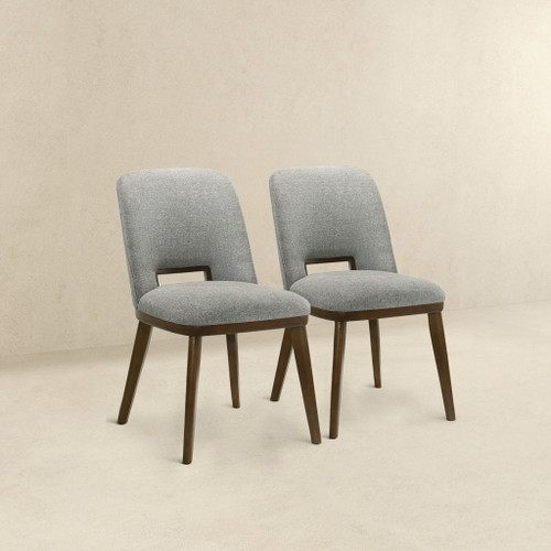 Blake - Dining Chair (Set of 2) - Brown / Light Gray