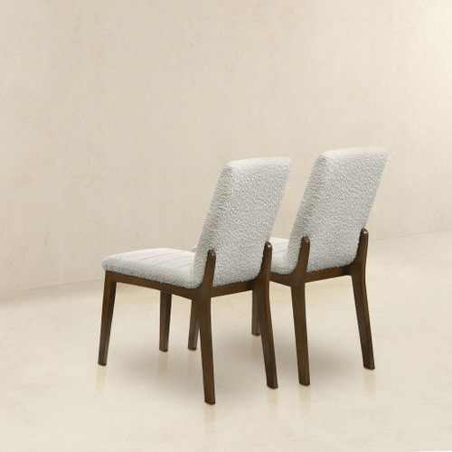 Ines - Dining Chair (Set of 2) - Brown / White