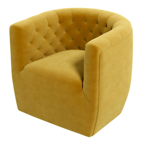 Delaney - Swivel Chair - Gold