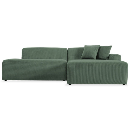 Mar - Sectional Sofa Right Facing - Green