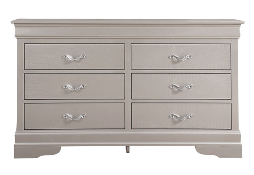Modern Sophisticated Dresser - Silver Champagne