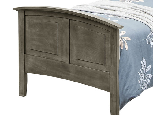 Twin Bed Modern Farmhouse Design - Gray