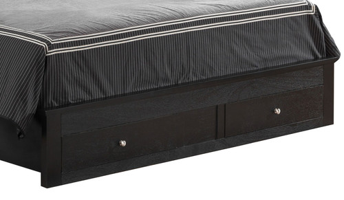 Queen Storage Bed - Black