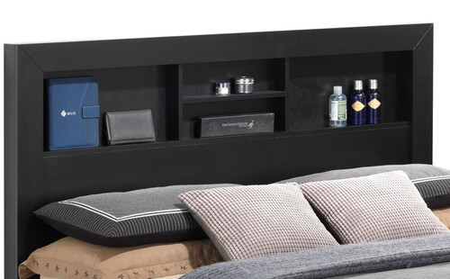 Queen Storage Bed - Black