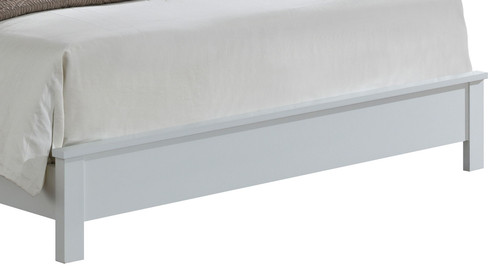 King Bed Chic Transitional - White
