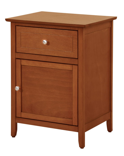 Izzy - Nightstand For Modern Spaces - Oak