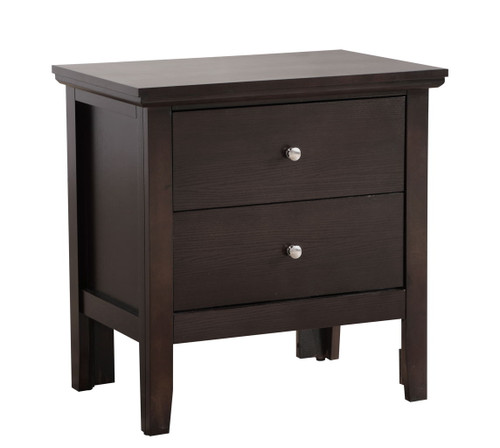 Primo - Nightstand With Storage Drawers - Espresso