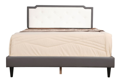 Deb - Full Bed Upholstered For Cozy Sleep - Gray