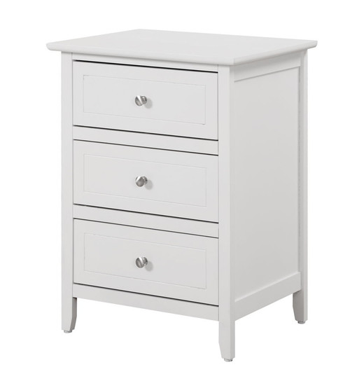 Daniel - Transitional Nightstand - White