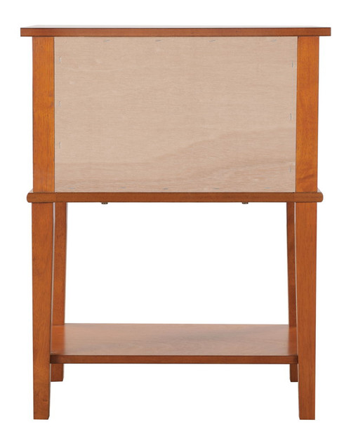 Vibrant Contemporary Nightstand - Oak