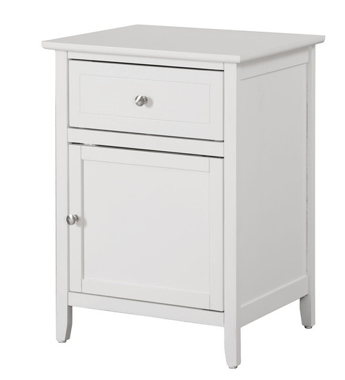 Izzy - Nightstand For Modern Spaces - White
