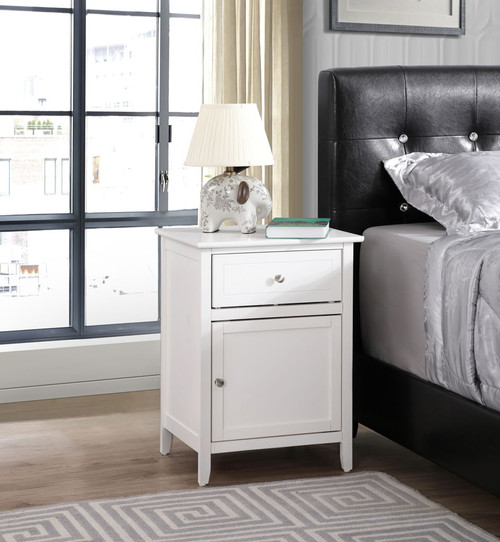 Izzy - Nightstand For Modern Spaces - White