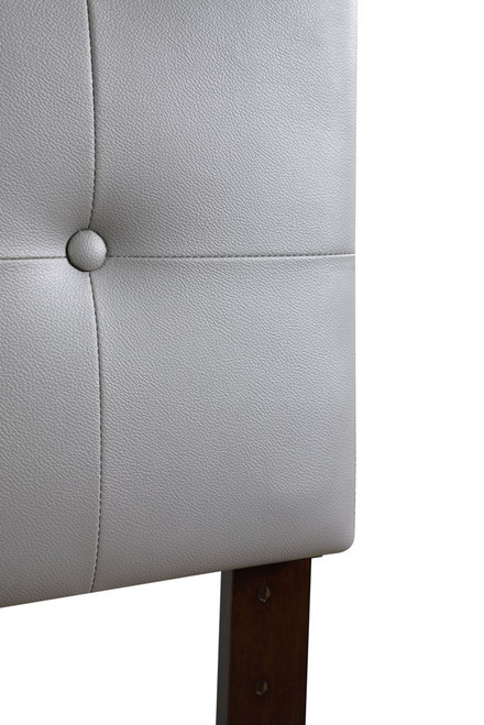 Twin Stylish Adjustable Headboard - Light Gray