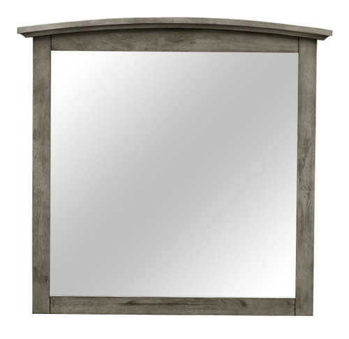 Elegant Wall Mirror - Gray