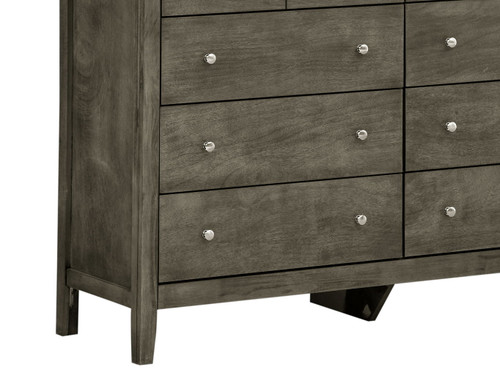 Elegant Casual Dresser - Gray