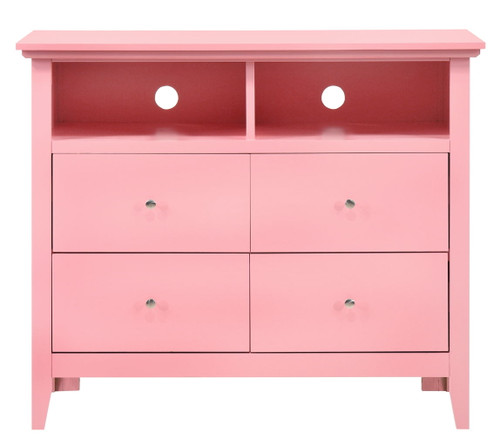 Charming TV Media Chest - Pink