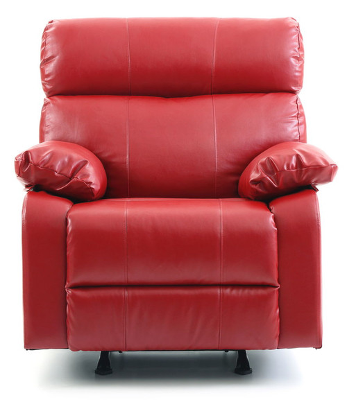 Vibrant Contemporary Recliner - Red