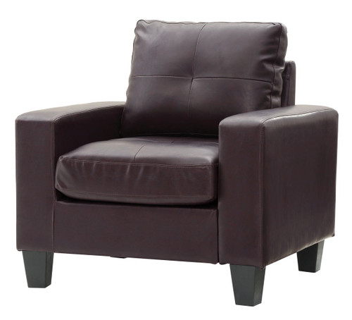Club Chair - Dark Brown