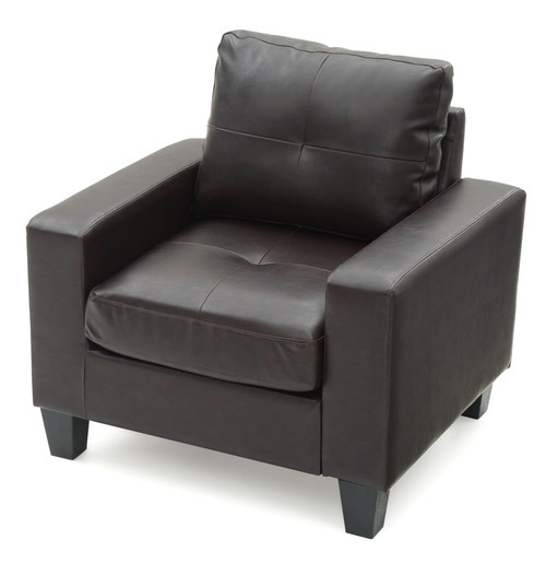 Club Chair - Dark Brown