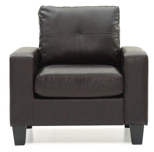 Club Chair - Dark Brown