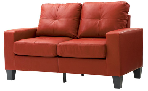Modular Loveseat - Red
