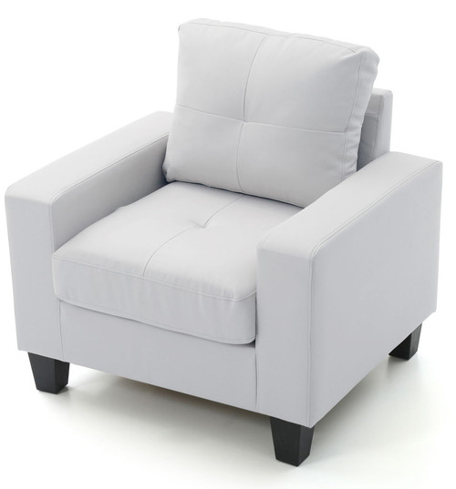 Club Chair For Cozy Spaces - White