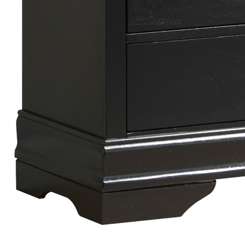 Elegant Traditional Storage Dresser - Black