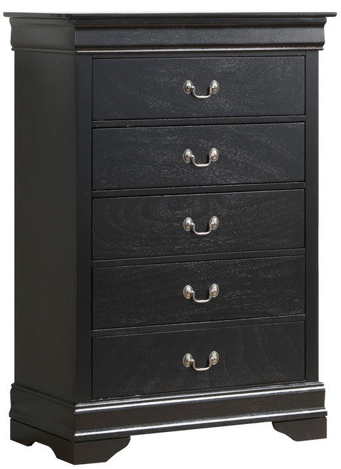 Charming Traditional Storage Chest - Black