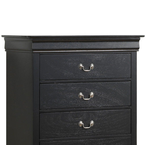 Charming Traditional Storage Chest - Black