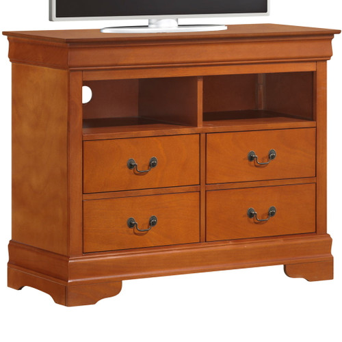 Elegant Media Chest For Your Living Space - Oak