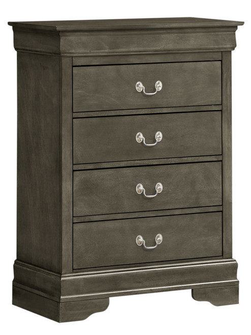 Elegant Traditional Storage Chest - Gray