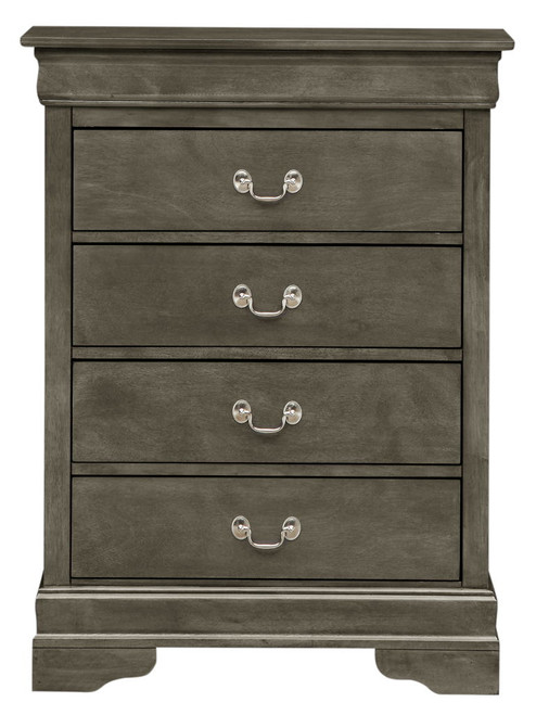 Elegant Traditional Storage Chest - Gray