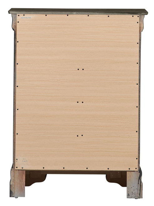 Elegant Traditional Storage Chest - Gray
