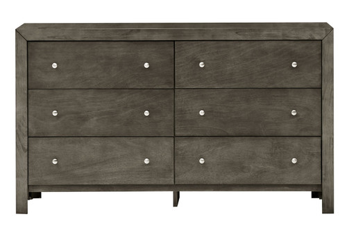Elegant Transitional Dresser - Gray
