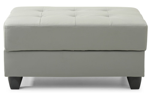 Chic Contemporary Ottoman - Gray