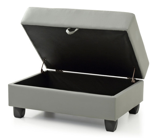 Chic Contemporary Ottoman - Gray