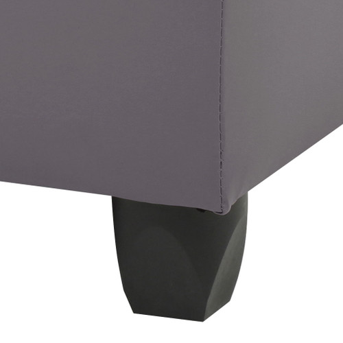 Chic Contemporary Ottoman - Gray